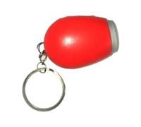 F Fityle Horloge de projection portable avec porte-clés, lampe de projection numérique, jouet décoratif, cadeau simple, mini porte-clés pour, Rouge