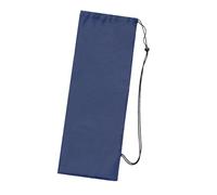 F Fityle Housse de Protection pour Raquette de Badminton, Sac de Rangement avec Cordon de Serrage, Pochette de Transport pour Raquettes de Tennis, pour Salle, Bleu Foncé 78x23cm