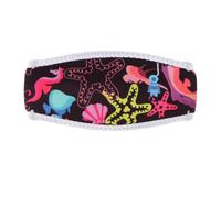 F Fityle Housse de Sangle de Masque en néoprène, Sangle de Masque de plongée, enveloppe de Protection des Cheveux, enveloppe légère, Sangle de Masque de, Noir