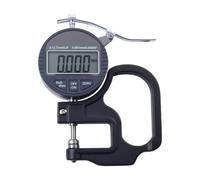 F Fityle Jauge d'épaisseur numérique, micromètre électronique, mesureur d'épaisseur polyvalent, règle de mesure électronique pour fils, planches, cuir, 12cmx10cm