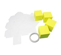 F Fityle Jeu de Dés en Mousse Jeu d'apprentissage de La Langue des Dés éducatifs Précoces pour Les Enfants de 3 Ans et Plus, Carte Vierge