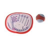 F Fityle Jeu de lancer et d'attraper une balle Jeu de pagaie Jeu de lancer et d'attraper Jouet de balle interactif parent-enfant Jouet de sport en plein air, Balle et Pagaie