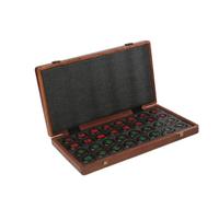 F Fityle Jeu d'échecs chinois, échiquier pliable, traditionnel, portable, unique, éducatif, stratégique, Xiangqi en bois pour toute la famille (adultes).