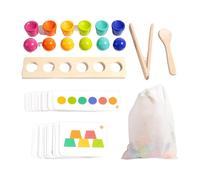 F Fityle Jouet de Boules dans des gobelets, Classification des Couleurs avec des gobelets et des Boules, Jeu de société, Jouets d'éducation