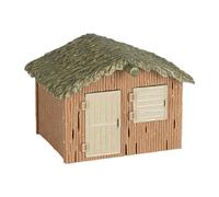 F Fityle Jouet de construction de ferme, modèle de ferme miniature, modèle de construction de cour, interactif, modèle de ferme, jouet de ferme pour enfants, ZJ117