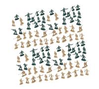F Fityle Kit de 100 Figurines Miniatures de Soldats à l'échelle 1/72, Diorama pour Enfants, Jouets pour activités d'apprentissage