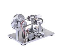 F Fityle Kit de Machine à Vapeur, Outil pédagogique de Laboratoire, Jouet pour Amateurs et école à la Maison, en métal, sur l'énergie et la Chaleur de la