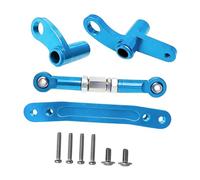 F Fityle Kit de mise à niveau de direction en métal, installation facile, pièces de rechange, biellette de liaison robuste avec vis pour accessoire de véhicule, Bleu