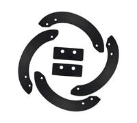 F Fityle Kit de pales de souffleuse à neige, pièces pour un déneigement amélioré, accessoires robustes et pratiques, remplacement professionnel des pales de