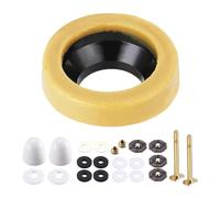 F Fityle Kit de remplacement de joint de cire pour cuvette de toilette, joint de cire extra épais et étanche, pour tuyau d'évacuation de toilettes de 3 ou