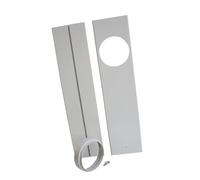 F Fityle Kit de Ventilation de Fenêtre, Kit de Calfeutrage Climatiseur Mobile, Joint Fenêtre Climatiseur en PVC, Fournitures de Conduit de Climatiseur Multifonction, Plaques Coulissantes, 2 Pièces + 1