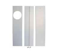 F Fityle Kit de Ventilation de Fenêtre, Kit de Calfeutrage Climatiseur Mobile, Joint Fenêtre Climatiseur en PVC, Fournitures de Conduit de Climatiseur Multifonction, Plaques Coulissantes, 3 Pièces