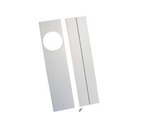 F Fityle Kit de Ventilation de Fenêtre, Kit de Calfeutrage Climatiseur Mobile, Joint Fenêtre Climatiseur en PVC, Fournitures de Conduit de Climatiseur Multifonction, Plaques Coulissantes, 2 Pièces