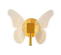 F Fityle LED Papillon Applique Murale Papillon Applique Murale 10W éclairage Applique Murale luminaires LED pour Chambres Salle à Manger Cuisine décor à la, Lumière Blanche