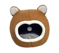 F Fityle Lit de Chat pour Chats intérieurs Tente de Chat Confortable Chat Refuge avec Jouet Suspendu Semi-fermé Chat nidi, XL