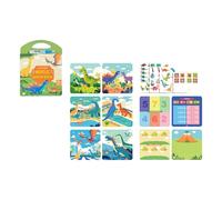F Fityle Livre de peinture d'eau, tablette à dessin, jouet interactif, doodle d'eau éducative précoce pour les activités, cadeau d'anniversaire préscolaire, Dinosaure
