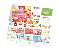 F Fityle Livre pour les enfants Préscolaire Apprentissage Toy Livre interactif Enfants Activité éducative Activité éducative Livre de jouets Toy For Road, Thème de La Vie