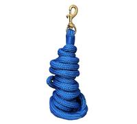 F Fityle Longe de Cheval, Longe tressée, rêne, de Performance équine Pratique, Fixation Rapide pour Licol, pour Moutons et Chevaux, Bleu