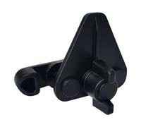 F Fityle Loquet de Porte pour Bateau, loquet de Porte Facile à Installer, pièce Marine à Fixation par vis pour de Garage ou de Cour à charnière Gauche, Noir pour 23 à 32 Mm