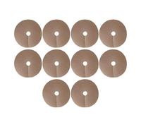 F Fityle Lot de 10 Tapis de Protection Ronds pour Arbres, Toile de Protection Non tissée pour Arbres fruitiers et aménagements paysagers, Marron 32 Cm
