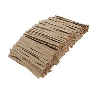 F Fityle Lot de 1000 attaches torsadées pour sacs en papier kraft 8 cm