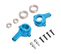 F Fityle Lot de 2 coupelles de direction avant en métal, échelle 1:18, pièces de rechange pratiques et robustes pour modèles 184011 et 184008, Bleu