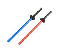 F Fityle Lot de 2 épées en éponge antidérapantes pour Enfants et Adultes, équipement d'entraînement aux Arts Martiaux, bâtons d'entraînement Portables, 65 Cm