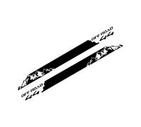 F Fityle Lot de 2 Grands Autocollants décoratifs pour Voiture, Bus, Camping Camion. Faciles à Installer et Polyvalents, Ils sont Parfaits pour décorer, Noir