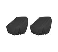 F Fityle Lot de 2 Housses de Protection pour siège de Bateau, imperméables, Robustes, faciles à Installer et à Entretenir, en Tissu Oxford, Noir