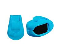 F Fityle Lot de 2 Sangles de Fixation pour Canne à pêche, Clips de Fixation pour Canne à pêche, 2 Niveaux réglables, Robustes, à Boule Fixe pour Bateaux, Bleu