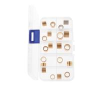 F Fityle Lot de 20 Embouts de Queue de Billard en Cuivre, Professionnels, Installation Facile, Outils de Réparation, Fournitures de Piscine