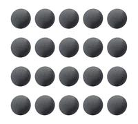 F Fityle Lot de 20 socles ronds robustes pour jeux de guerre, accessoires de wargame, 64,5 mm, pour peinture de figurines, atelier portable, noir