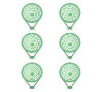 F Fityle Lot de 6 Cages d'élevage pour Oiseaux, Pratiques et Robustes, Rondes et Vertes, idéales pour l'extérieur la Maison, S