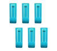 F Fityle Lot de 6 Clips pour ailerons de Planche de Surf, Outils Multifonctions pour Adultes, Sports Nautiques, Pratiques pour l'extérieur, Bleu