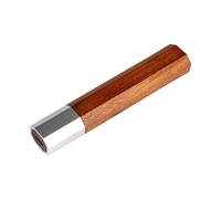 F Fityle Manche de couteau de cuisine japonais, bricolage réparation trou de manche 1.2x0.2cm bois Surface lisse manche octogonal professionnel confortable, styler un