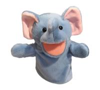 F Fityle Marionnette à Main Interactive, Jouet en Peluche imaginatif et Doux pour Faire Semblant, pour Spectacle à la Maternelle, éléphant