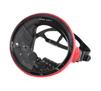 F Fityle Masque de plongée avec Tuba, Lunettes sous-Marines, équipement de plongée, Compact, étanche, Confortable, pour Adulte, Vue Large, équipement, Cadre Rouge