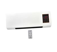 F Fityle Mini Climatiseur Mural, Système Chauffage et Refroidissement Compact, 2 en 1 Chaud/Froid, Minuterie 8h, Télécommande, Silencieux Sans Conduit d'Évacuation, Prise EU