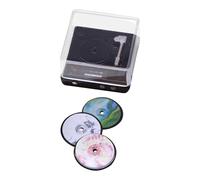 F Fityle Mini meuble lecteur, modèle pour maison de poupée 1/6 1/12, scène de vie, cadeaux d'anniversaire, décoration de maison de poupée, tourne-disque