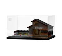 F Fityle Modèle de Gare Japonaise à l'échelle 1/64, Cadeau créatif, Assemblage à Faire soi-même, Accessoire de Photographie, Fournitures de décor pour, Modèle de Station