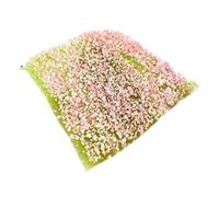 F Fityle Modèle de nid d'herbe, simulation de gazon, décoration de terrain fait à la main, gazon artificiel pour aménagement de ferroviaire, Rose