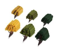 F Fityle Modèles arbres sculpture arbres verts photographie de mise en page décoration diorama simule jouet jouet arbres miniatures accessoire, 30 Pièces