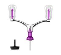 F Fityle Moulinet de Pêche à Double Culbuteur, Poignée Confortable, Pièce de Rechange pour Outil de Pêche, Culbuteur Léger pour 1 000 à 4 000, Violet