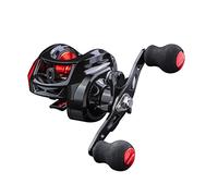 F Fityle Moulinet de Pêche Baitcasting, Ultraléger, Super Lisse avec Traînée en Fibre de Carbone de 17,6 LB, Rapport de Démultiplication de 7.2:1 - Main Gauche