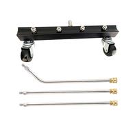 F Fityle Nettoyeur de soubassement haute pression avec rallonge, balai à eau efficace pour le lavage des dessous de caisse, des allées et des trottoirs.