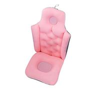 F Fityle Oreiller de bain, oreiller de spa avec coussin pour le dos et l'appui-tête, oreiller de baignoire ergonomique pour le soutien du dos de l'épaule du, ROSE