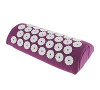 F Fityle Oreillers Tapis Acupuncture Coussin Cou Kit Massage Douleur Soulager - Violet