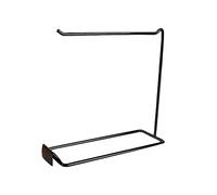 F Fityle Organisateur de bijoux en métal présentoir suspendu pour porte-clés bandeaux pendentif commode 21,5x7x20cm, 1 Rang Noir