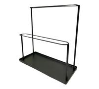 F Fityle Organisateur serre-têtes avec plateau, support à bandeaux pour cheveux, rangement pour barrettes et bandeaux chambre, en métal robuste, pour, Noir