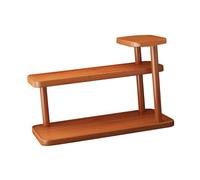 F Fityle Organiseur de Bureau en Bois, étagère de Présentation, Gain de Place, Multifonction, Rustique, Support de Papeterie, étagères de Bureau pour Salle de, 30x14x20cm